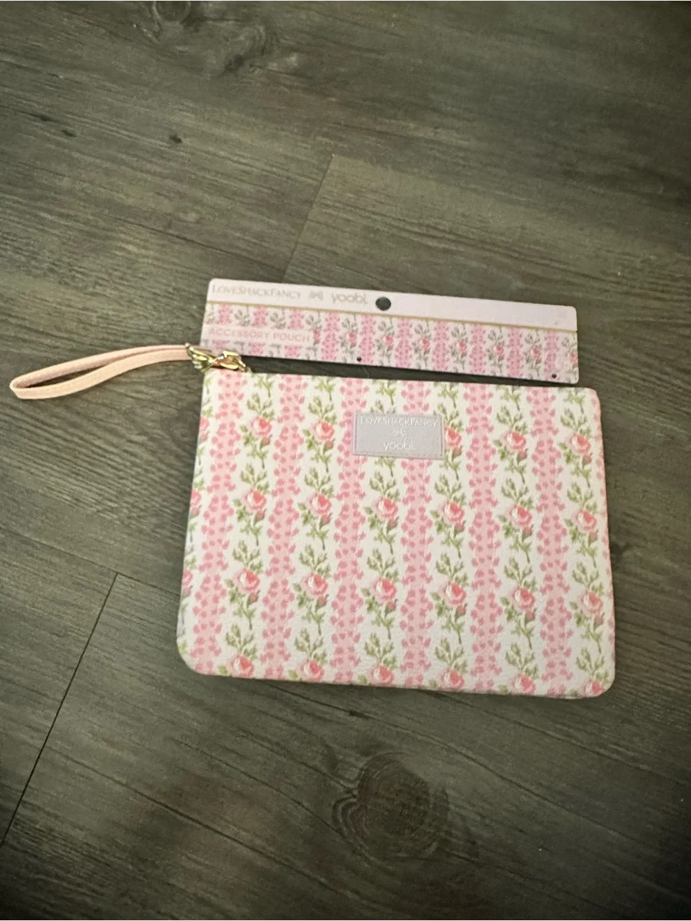 🩷💚🎯 LoveShackFancy x Target Yoobi Blooming Heirloom Pencil Case with Strap